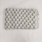 Teal Green Leafs Pattern 100% Cotton Quilting Fabric by the yard, Quilt Fabric, Indian Fabric, fabric for facemasks, fabric for bags