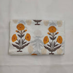 Yellow Floral 100% Cotton Quilting Fabric by the yard, India Block Print Fabric, fabric for Duvet Covers, Curtains, Dresses