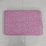 Light pink leaf Floral 100% Cotton Quilting Fabric by the yard, India Block Print Fabric, fabric for Duvet Covers, Curtains, Dresses