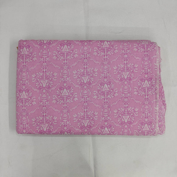 Light pink leaf Floral 100% Cotton Quilting Fabric by the yard, India Block Print Fabric, fabric for Duvet Covers, Curtains, Dresses