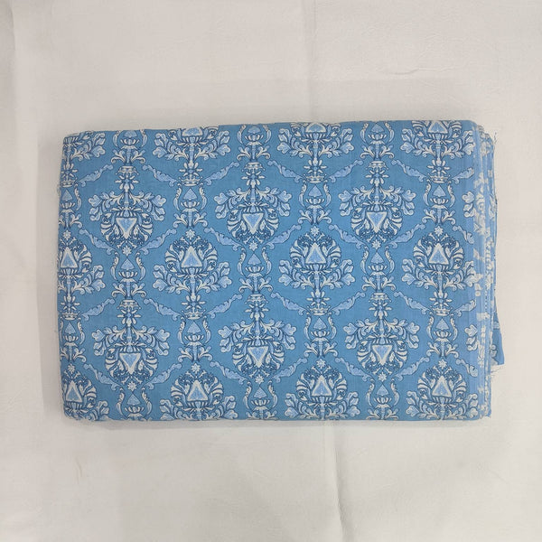 Mix leaf Floral 100% Cotton Quilting Fabric by the yard, India Block Print Fabric, fabric for Duvet Covers, Curtains, Dresses