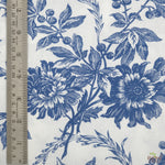 Incremental Blue and White Hand Printed Cotton Cloth