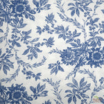 Incremental Blue and White Hand Printed Cotton Cloth