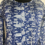 Long Tunic With Pockets, Indian Block Print Bridesmaids dress, Gift for her, Gift for Mom, Pleated Top, Summer Dress, India Block Print Top