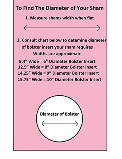 9x48 Bolster Pillow Cover for Throw Pillows and Shams / Soft and Plush / Craft Pillow, Piping Pillow shams cover