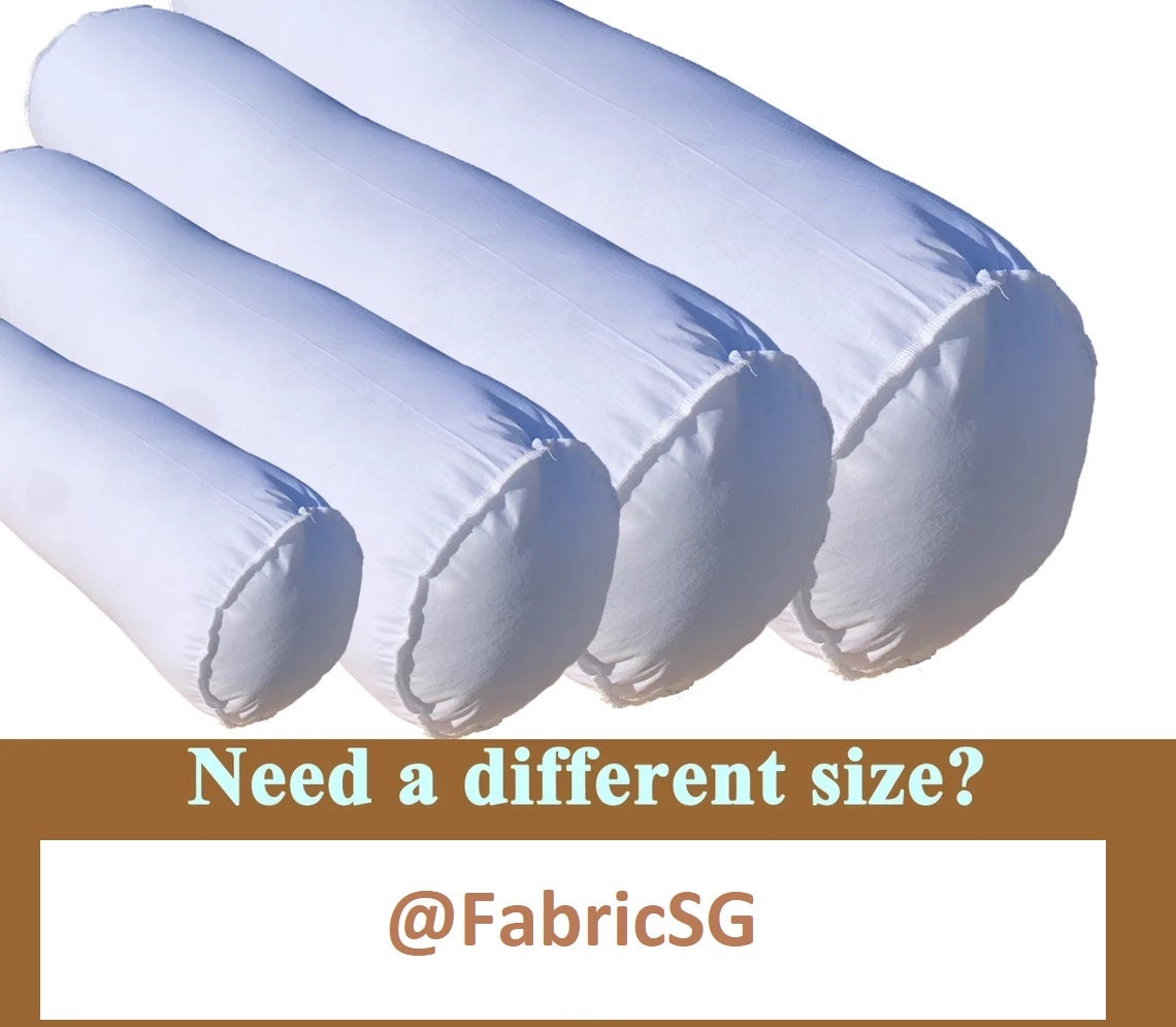 9x48 Bolster Pillow Cover for Throw Pillows and Shams / Soft and Plush / Craft Pillow, Piping Pillow shams cover