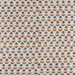 Denim Blue and Army Green Hand-Block Printed Cotton Cloth