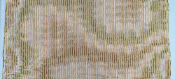 Stripes 100% Cotton Quilting Fabric by the yard, India Block Print Fabric, fabric for Duvet Covers, Curtains, Dresses