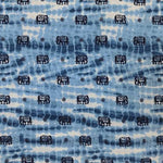 Elephant 100% Cotton Quilting Fabric by the yard, India Block Print Fabric, fabric for Duvet Covers, Curtains, Dresses