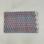 Pink Green Floral 100% Cotton Quilting Fabric by the yard, India Block Print Fabric, fabric for Duvet Covers, Curtains, Dresses