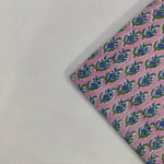 Pink Green Floral 100% Cotton Quilting Fabric by the yard, India Block Print Fabric, fabric for Duvet Covers, Curtains, Dresses