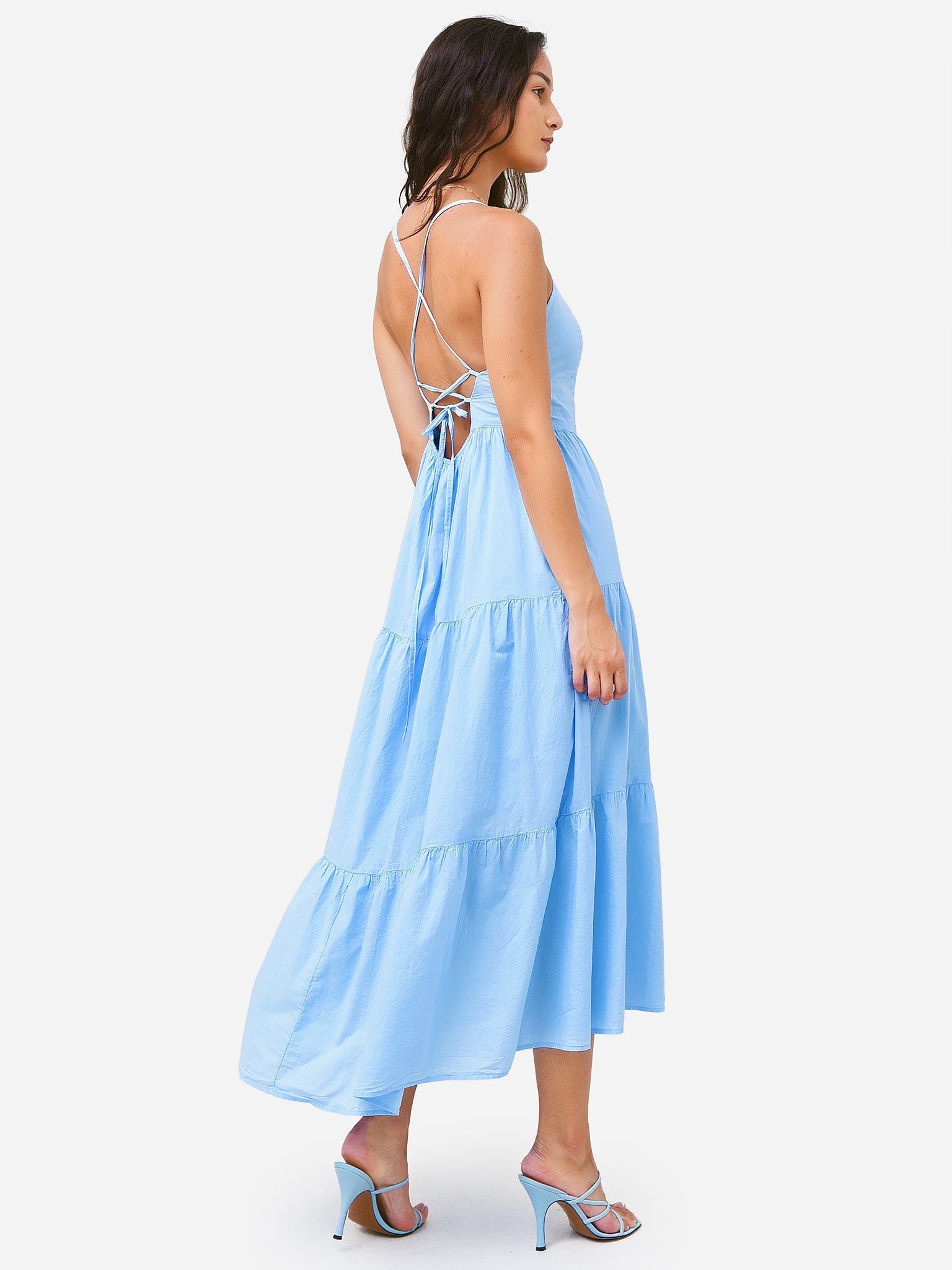 XIRENA WOMEN'S Owynn dress, Indian Cotton Long Gown, Indian Cotton Dress, Solid Dress