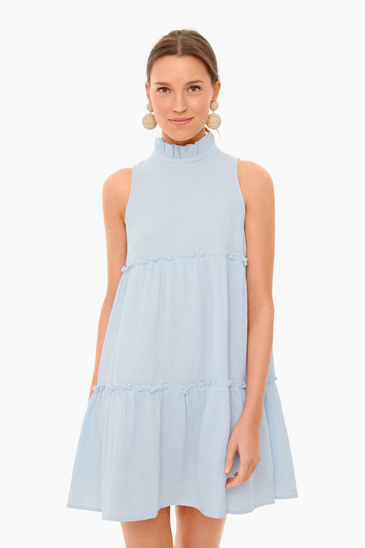 Blue Lightweight cotton Morgan Dress, Indian Cotton Long Gown, Indian Cotton Dress, printed Dress