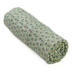 Basil Green Hand-Block Printed Cotton Cloth