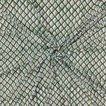 Hand Block Printed Fabric, green tree, blue tree 100% Cotton Quilting Fabric by the Yard, Quilt Fabric by Yard, Floral Fabric, Quilt Fabric