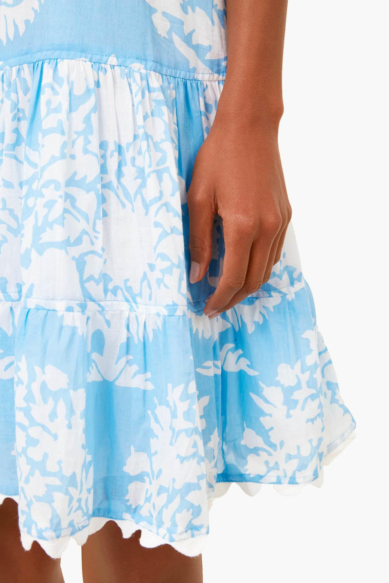 Strappy Dress In Palladio Print, Indian Cotton Long Gown, Indian Cotton Dress, printed Dress