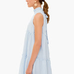 Blue Lightweight cotton Morgan Dress, Indian Cotton Long Gown, Indian Cotton Dress, printed Dress