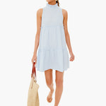 Blue Lightweight cotton Morgan Dress, Indian Cotton Long Gown, Indian Cotton Dress, printed Dress