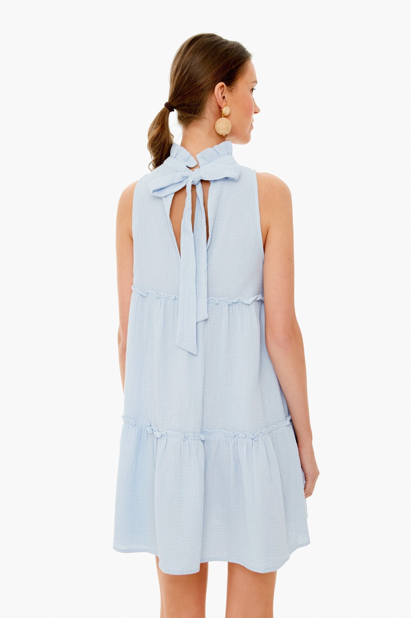 Blue Lightweight cotton Morgan Dress, Indian Cotton Long Gown, Indian Cotton Dress, printed Dress