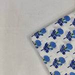Hand Block Printed Fabric, 100% Cotton Quilting Fabric by the Yard, Quilt Fabric by Yard, Floral Fabric, Quilt Fabric, Fabric for Face Mask