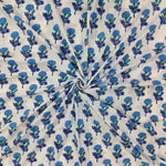 Hand Block Printed Fabric, 100% Cotton Quilting Fabric by the Yard, Quilt Fabric by Yard, Floral Fabric, Quilt Fabric, Fabric for Face Mask