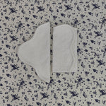 Table linen cloth scallop napkins, Wedding piping napkins for table decor 20''x20'' size set of 4 embroidered napkins