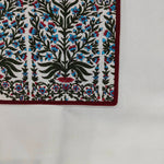 Rectangular quilted Mats Table Linens Christmas Napkins &Cotton Table quilted piped Placemats,Indian Floral Hand Block Printed Set