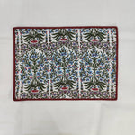 Rectangular quilted Mats Table Linens Christmas Napkins &Cotton Table quilted piped Placemats,Indian Floral Hand Block Printed Set