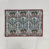 Rectangular quilted Mats Table Linens Christmas Napkins &Cotton Table quilted piped Placemats,Indian Floral Hand Block Printed Set