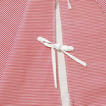 Christmas Round tartan red TREE skirt, printed Cranberry red & White Christmas Tree Skirt, striped tartan tree skirt