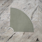 Christmas Round tartan red TREE skirt, printed Cranberry red & White Christmas Tree Skirt, striped tartan tree skirt