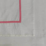 White Cotton Napkins,  Fabric Napkins, India piping Cocktail Napkins, 20"x20"- Dinner Table napkins Home Decor, Christmas Gift