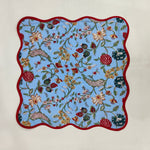 Indian Block Print, indian cotton napkins, hand printed napkins, cocktail napkins, table cloth napkins, floral housewarming gift