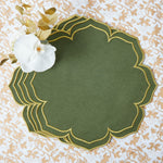 Green & Gold Placemats Napkins