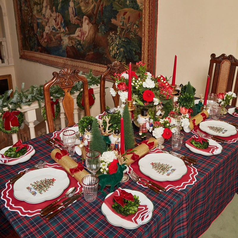 New year Christmas Table Decor Placemat Napkin Set