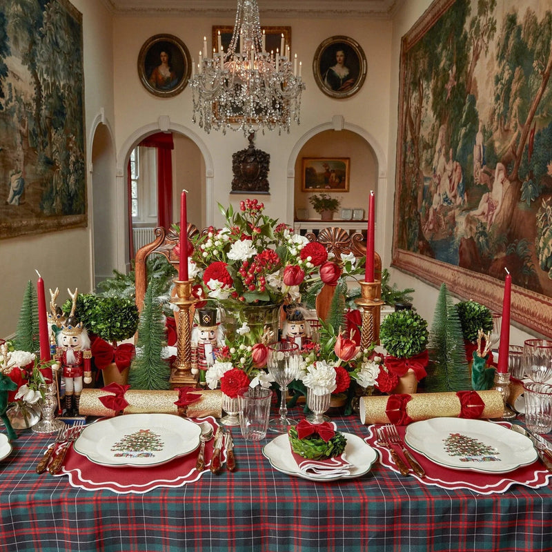 New year Christmas Table Decor Placemat Napkin Set