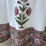 Dark Vanilla Round Tablecloth