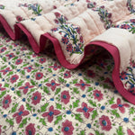 Comforter Throw Blanket Hand Block Printed 100% Cotton Quilt