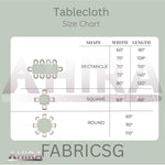 Emerald Green Handmade Cotton Block Print Round Tablecloth - Machine Washable Spring & Easter Gift