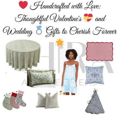 Cotton Block Print Ruffle Bed Pillow Sham Covers for Bed Decor, Couch Pillows, Grandmillennial Preppy Boho Floral Sham- Apatite Blue