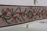 Tablecloth Alabama Crimson Indian Floral Block Printed Dining tablecloth, Fuschia Table Cover, Table Top, Linen Set French Design Home Decor
