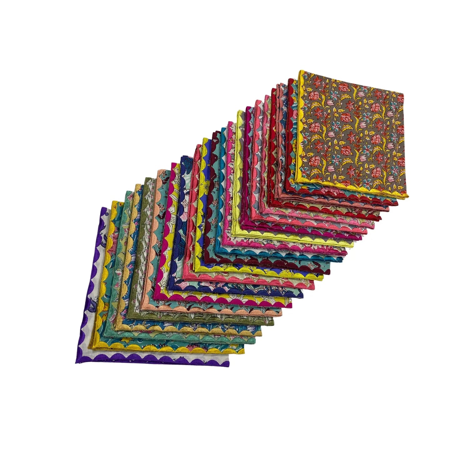 Mix Colour Embroidery Napkins