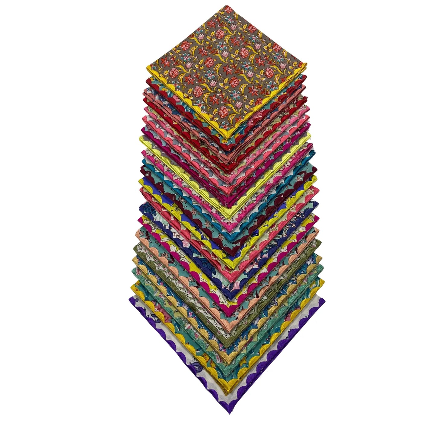 Mix Colour Embroidery Napkins