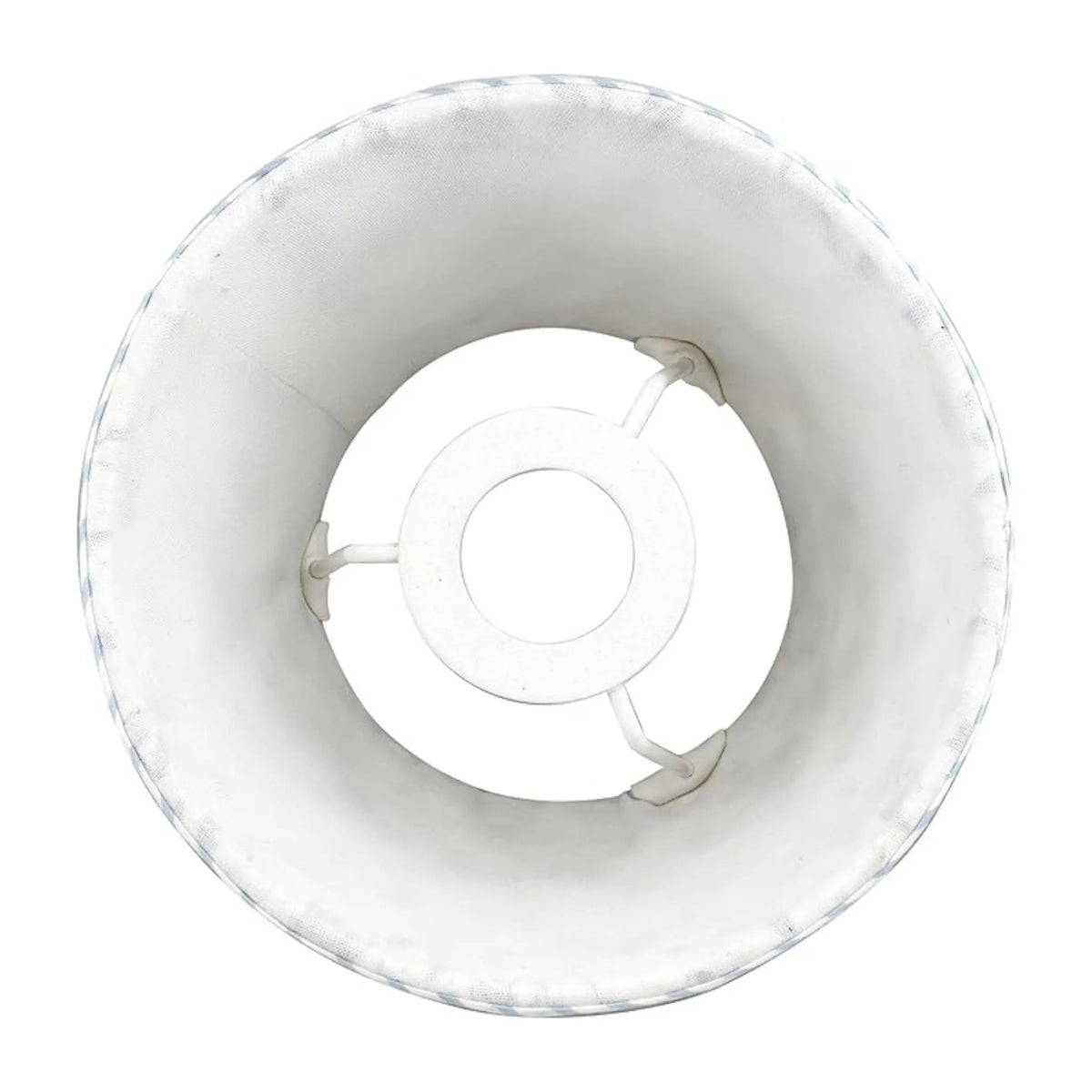 White plastic component on a white background