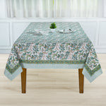 Sage and Russian Green Tablecloth