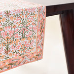 Sassy Salmon Pink Table Runner