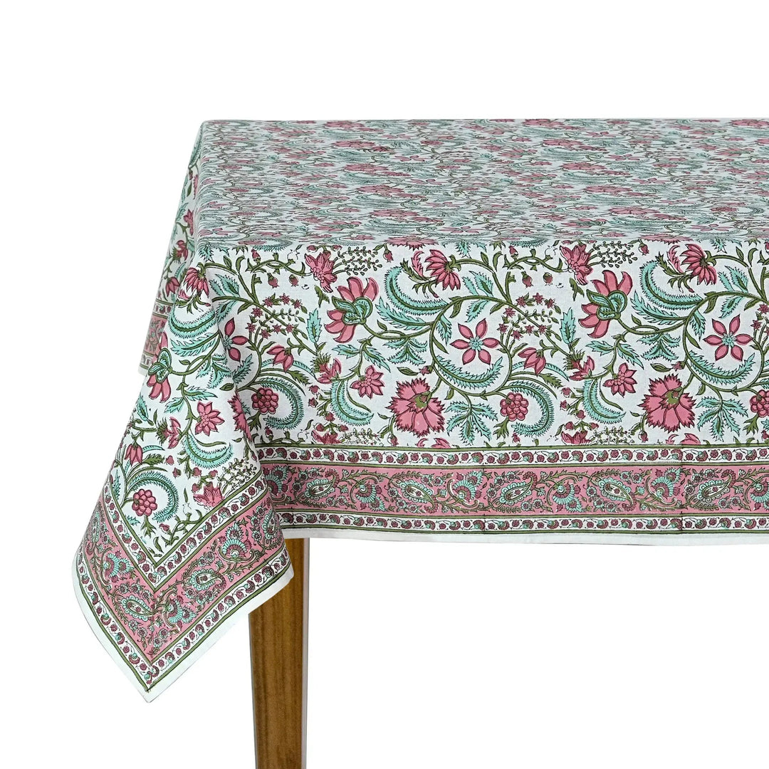 Tulip Pink Rectangle Tablecloth